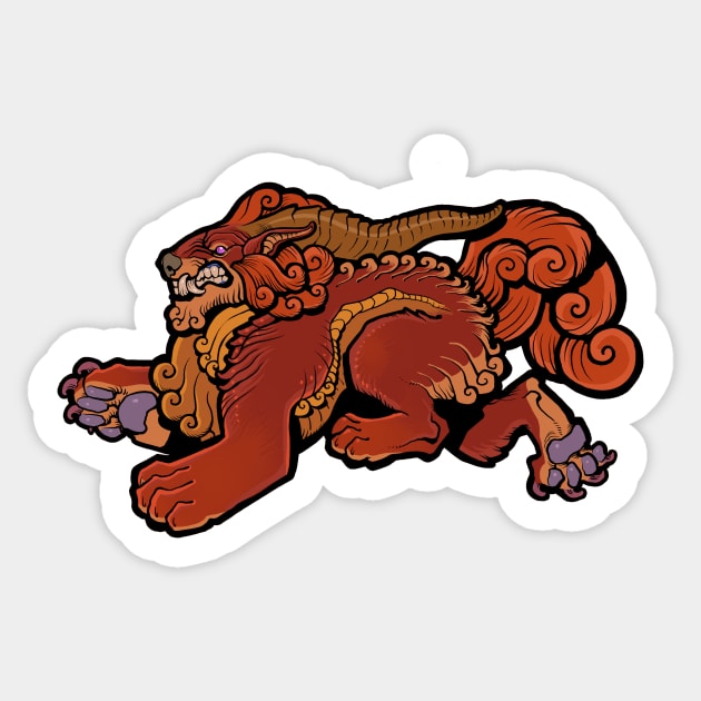 Running Foo Sticker by missmonster